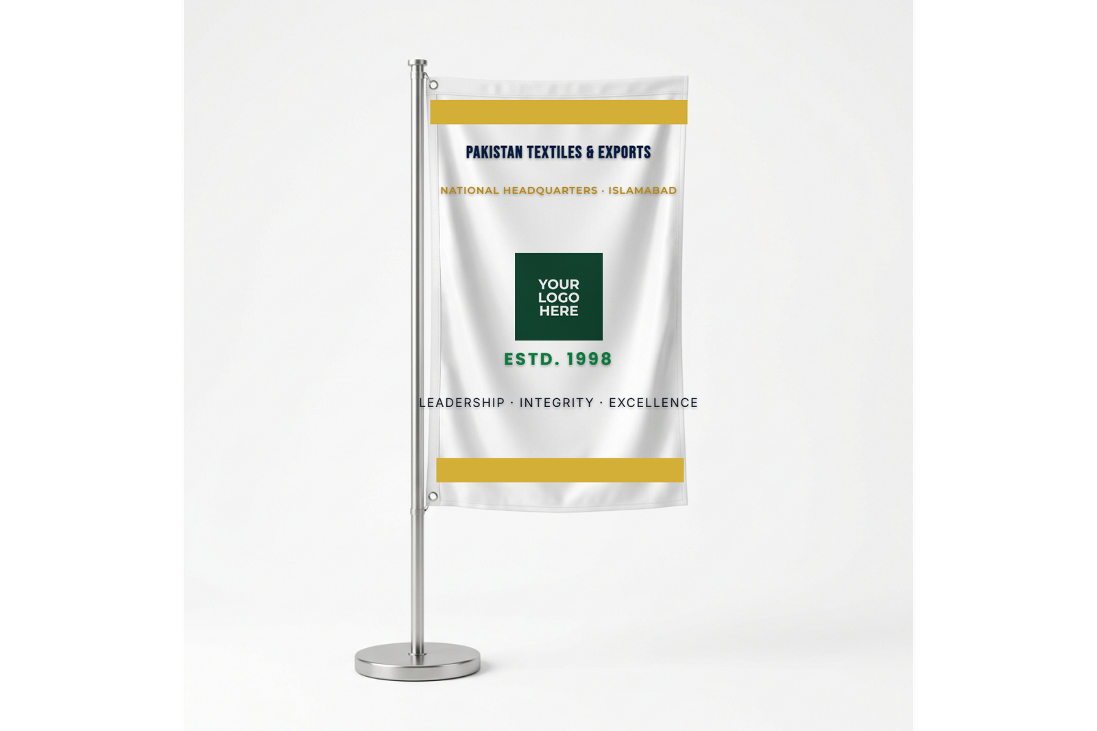 Corporate Business & Ceremonial Flag (3x5 ft)